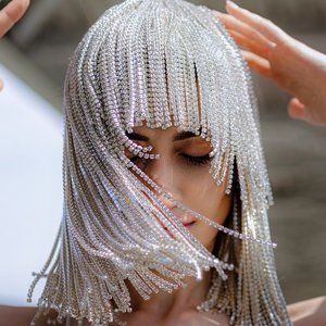 Festival Rhinestone Wig